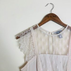 Eyelash Sleeve Champagne Dress